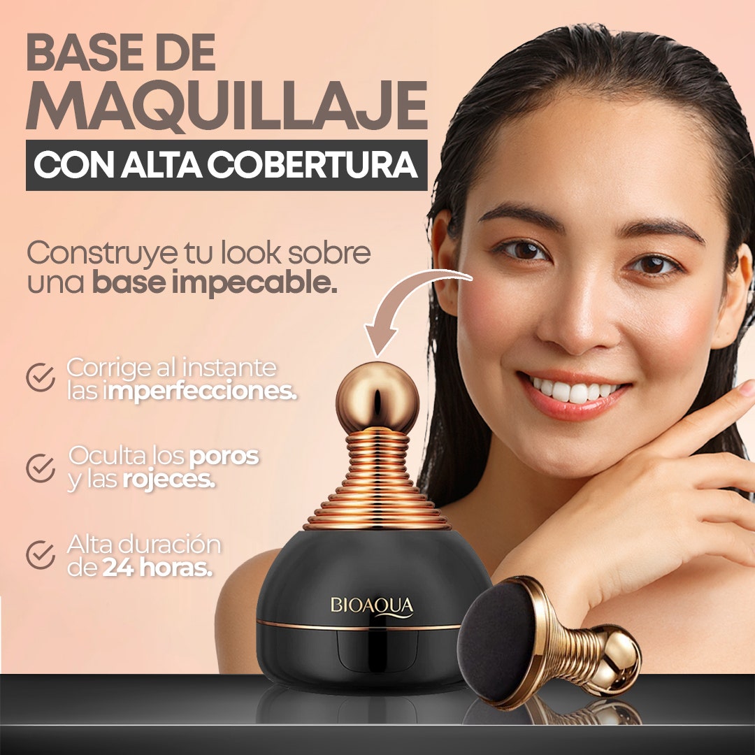 BASE BIOAQUA® RADIANCE PERFECT ¡Corrige imperfecciones!
