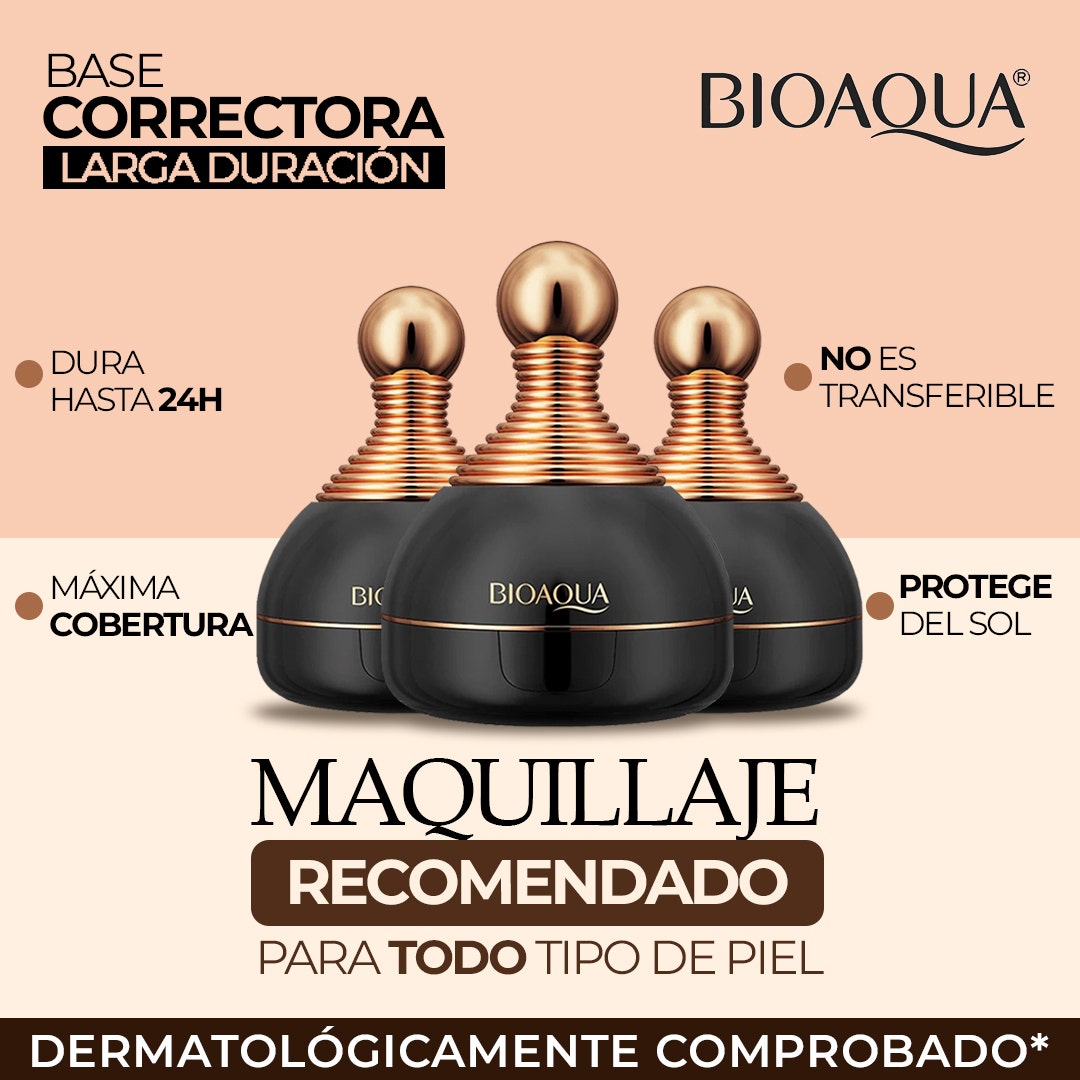 BASE BIOAQUA® RADIANCE PERFECT ¡Corrige imperfecciones!