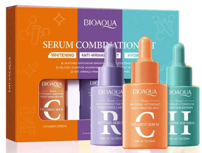 Kit de Sueros Faciales X3 Bioaqua